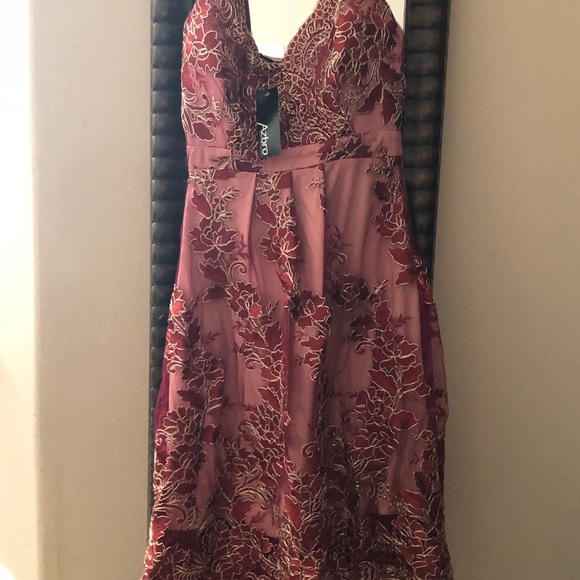 Women's Spaghetti Strap Backless Floral Lace - Picture 3 of 3